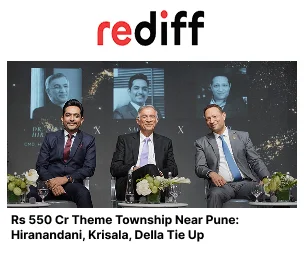 Rs 550 Cr Theme Township Near Pune: Hiranandani, Krisala, Della Tie Up