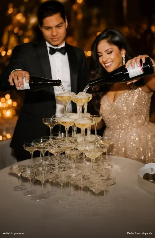 Luxury celebration design and wedding experience planners at Della Design District by Della Townships