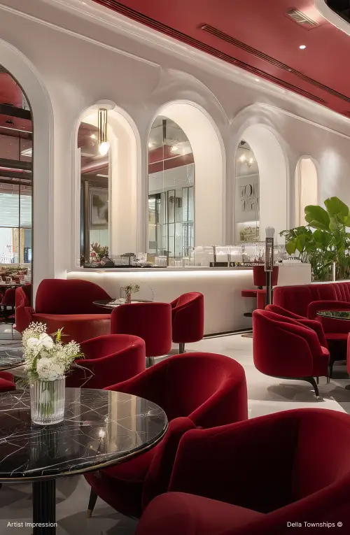 Contemporary bistros and all-day dining at Della Design District by Della Townships