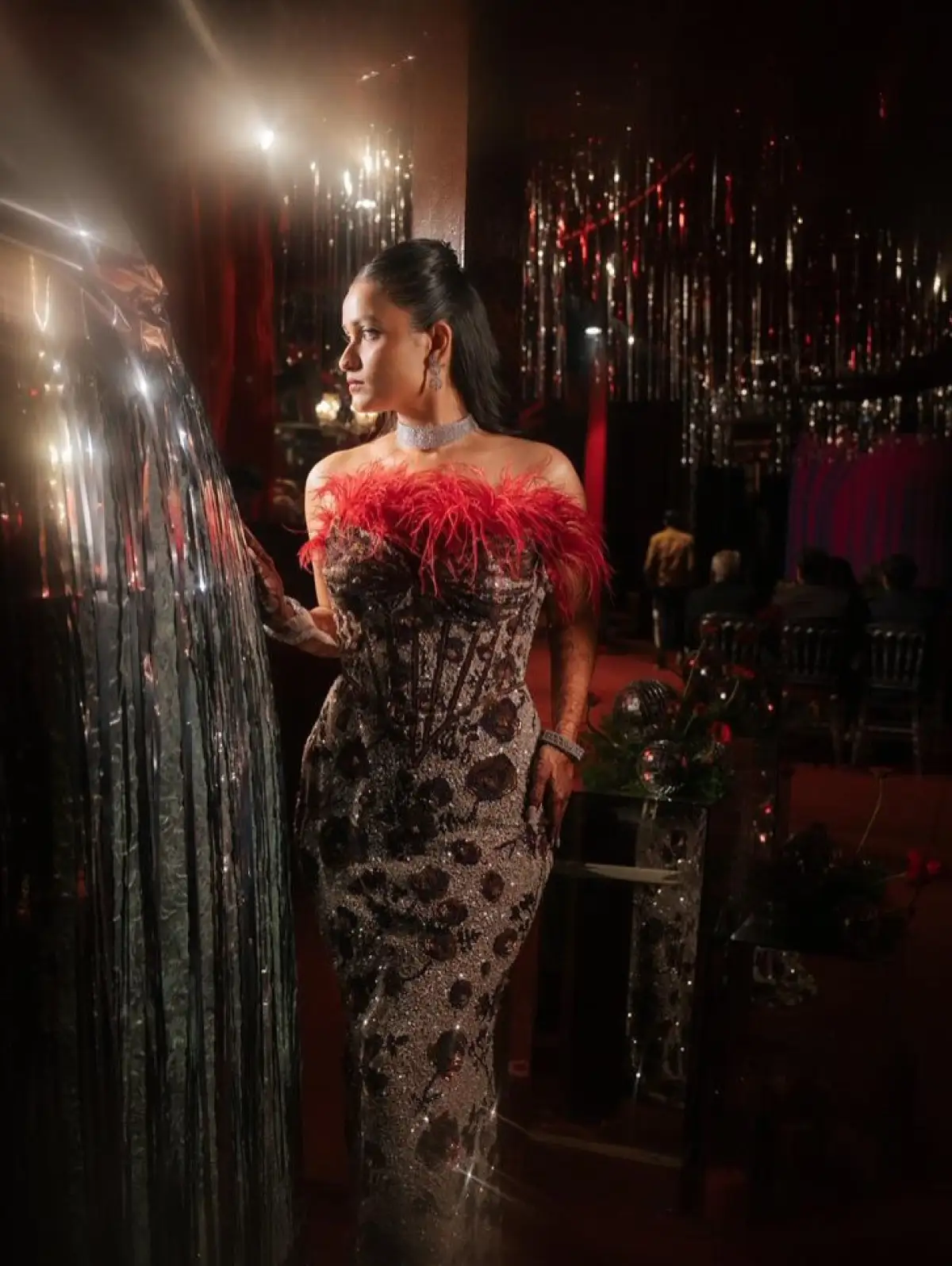 Luxury evening couture fashion piece showcasing elegant design and premium styling in India