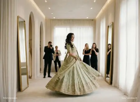 Bridal trousseau collections curated in the Della Townships design district