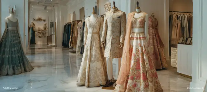 Bridal and celebration experiences curated within the Della Townships design district