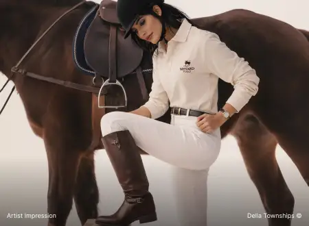 Luxury accessories footwear and leather goods within the Della Townships design district