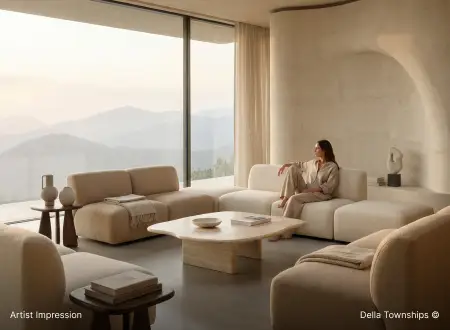 Luxury furniture and iconic design houses showcased within the Della Townships design district