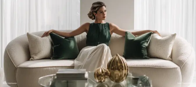 Luxury interiors and design led architectural spaces within the Della Townships design district