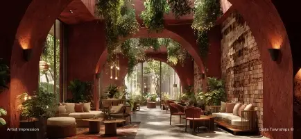 Corporate MICE courtyard venue at Della Design District