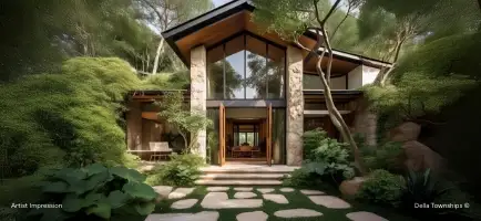 Forest-inspired private villas at Della integrated townships