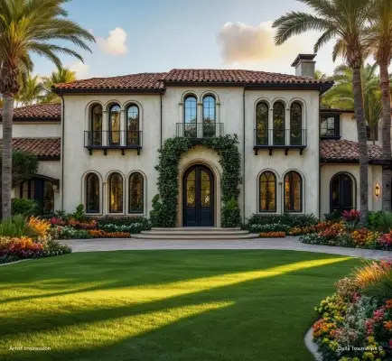 Mediterranean-style private luxury villa at Della townships