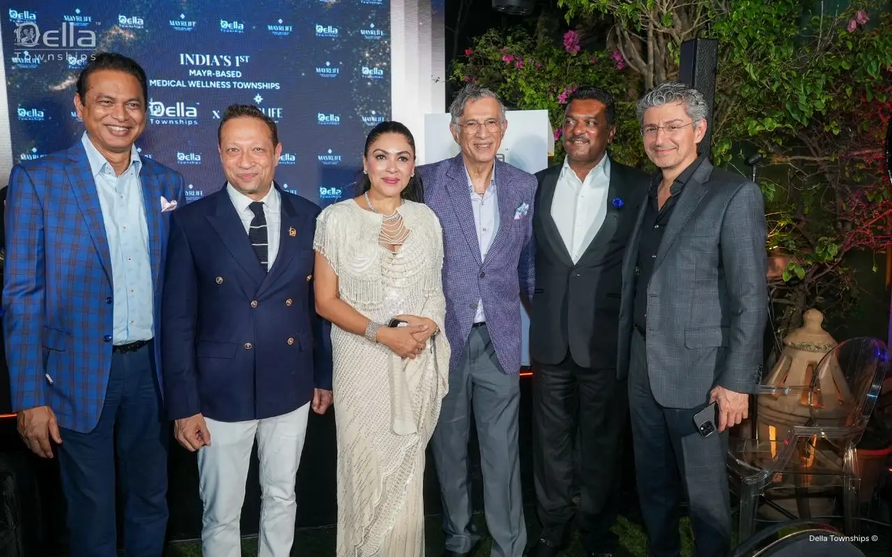 Official group portrait at Della Townships Design District Launch 2025