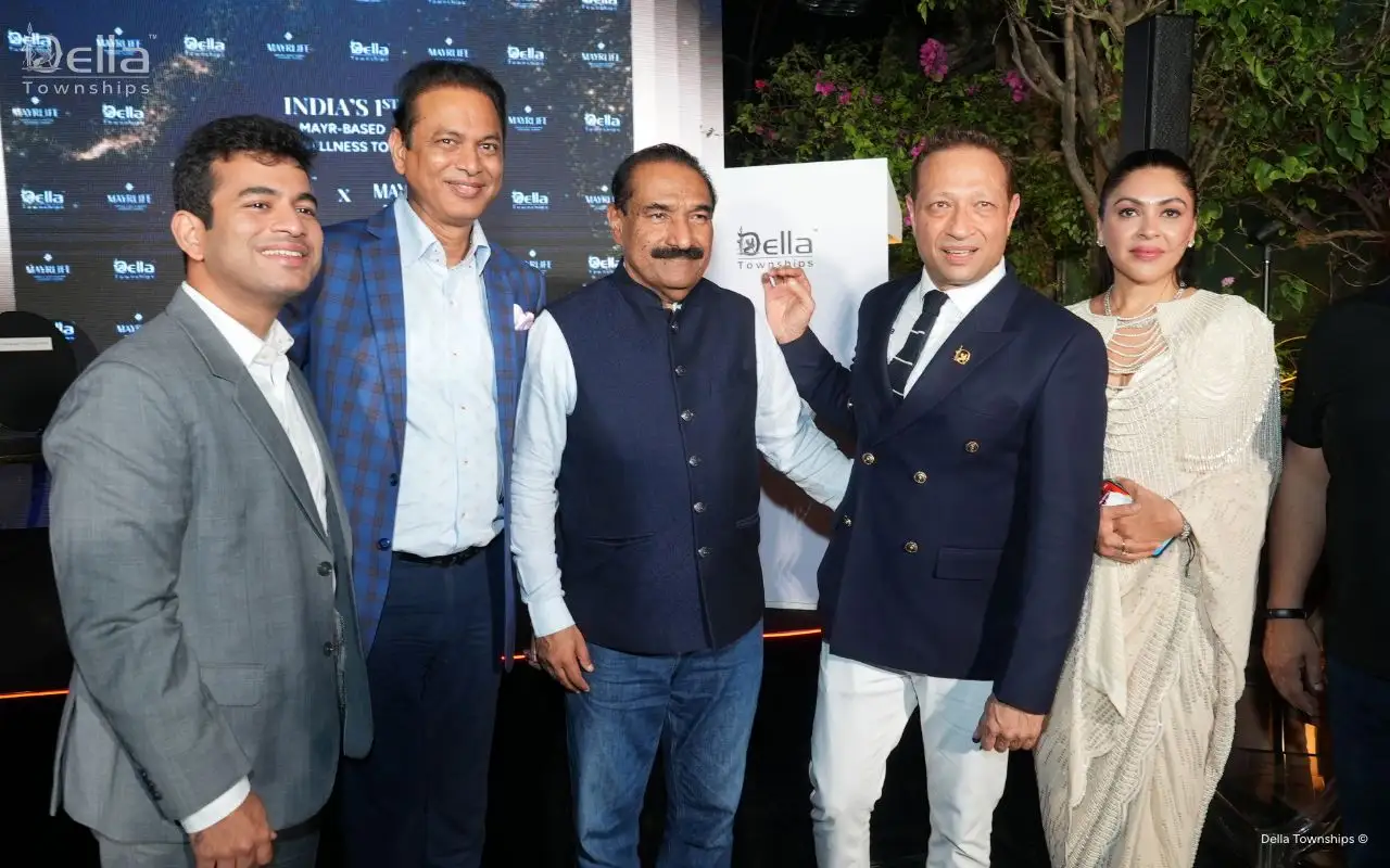 Indian business leaders attending the Della Townships Design District launch event