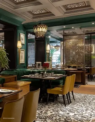 PNF Pan Asian cuisine restaurant at Della Design District