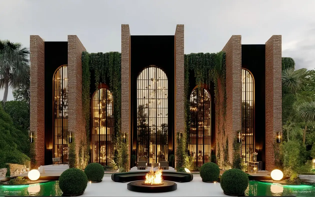 Della Townships design district at Lake Como Nagpur