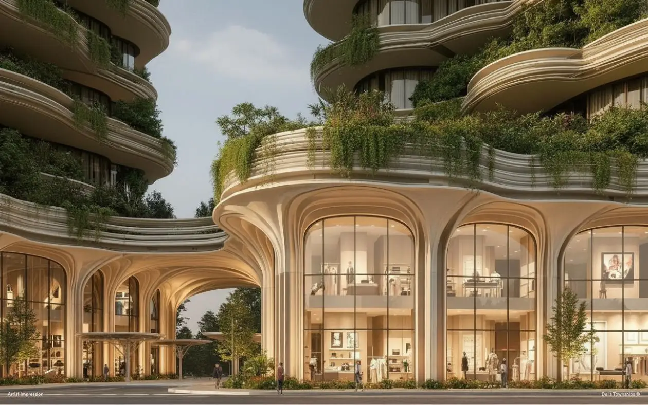 Della Townships design district at Della Racecourse Raipur