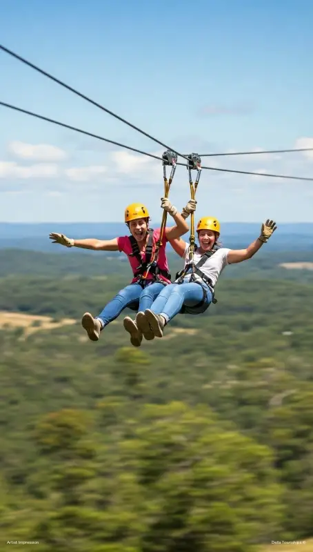 Zipline Activities | Della Townships