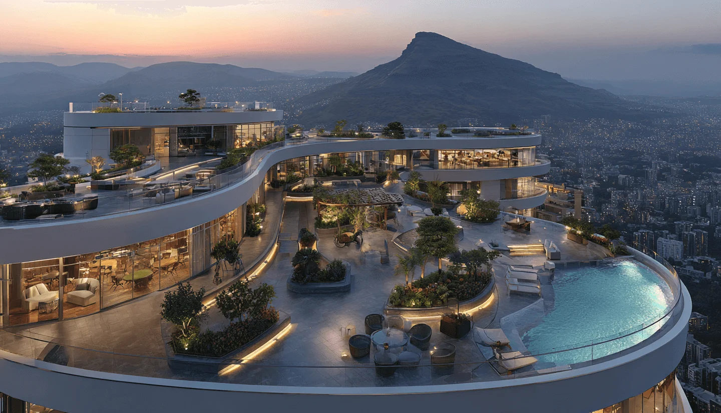 Cozy 3 BHK residence bedroom