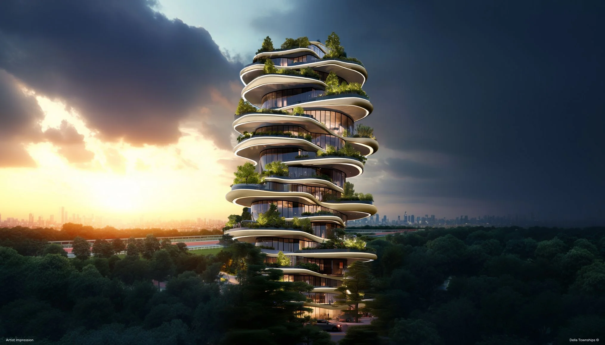 Della Racecourse Township, Pune