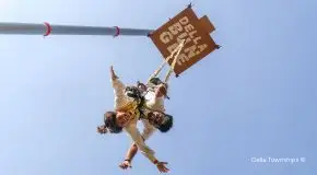 Bungee jumping adventure at Della Racecourse Pune by Della Townships