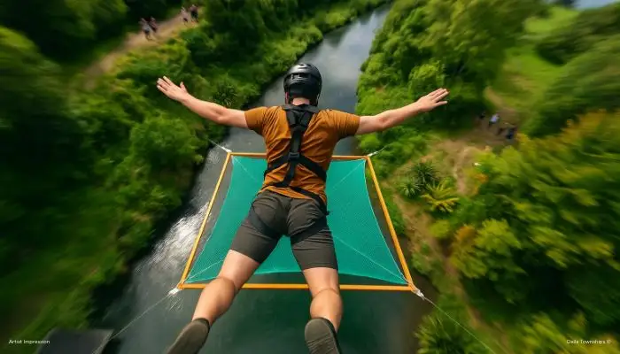 Extreme adventure activities at Della Racecourse Pune township by Della Townships