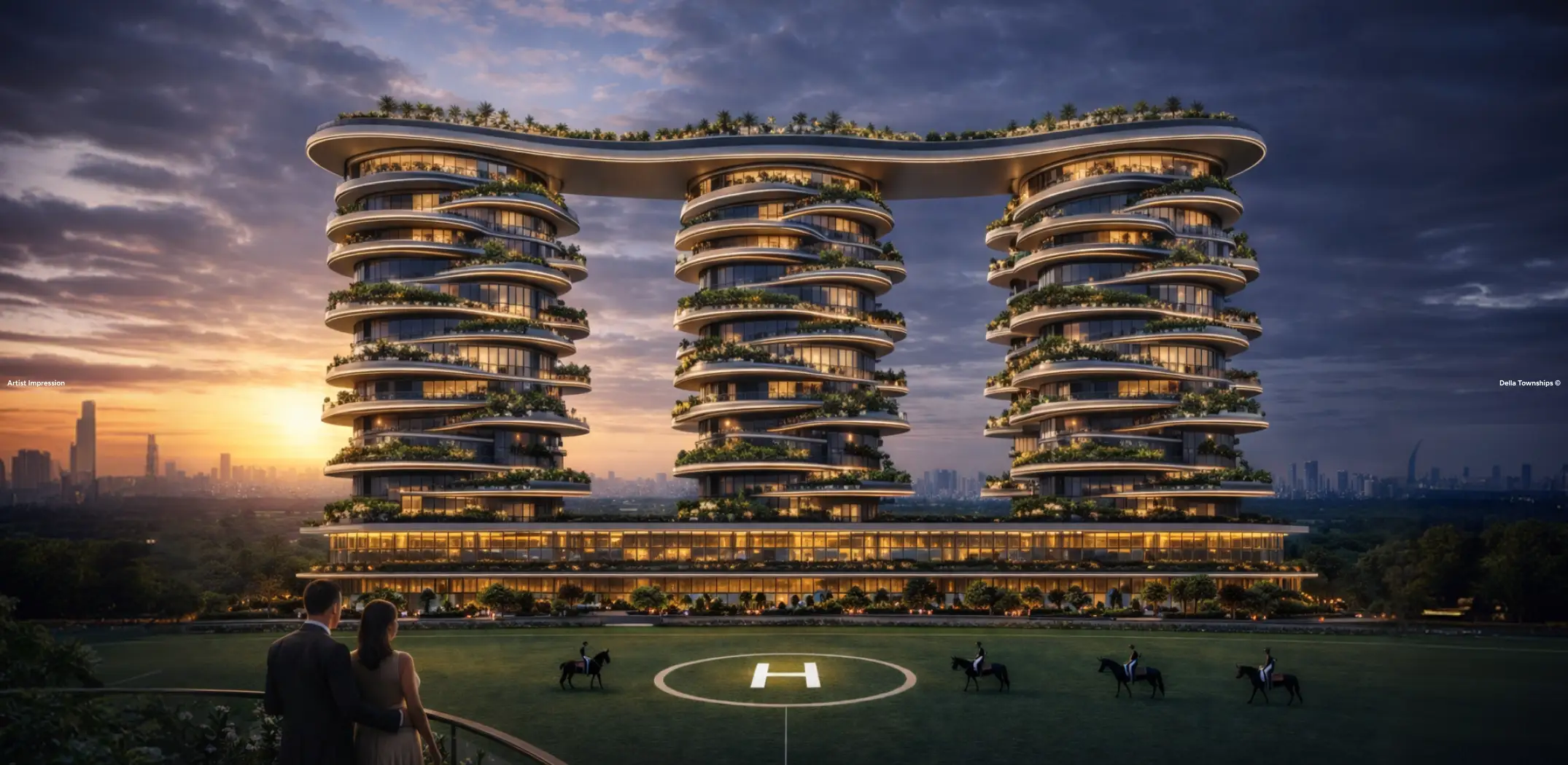 Della Racecourse Pune, India’s first equestrian themed township featuring resort living and private residences by Della Townships