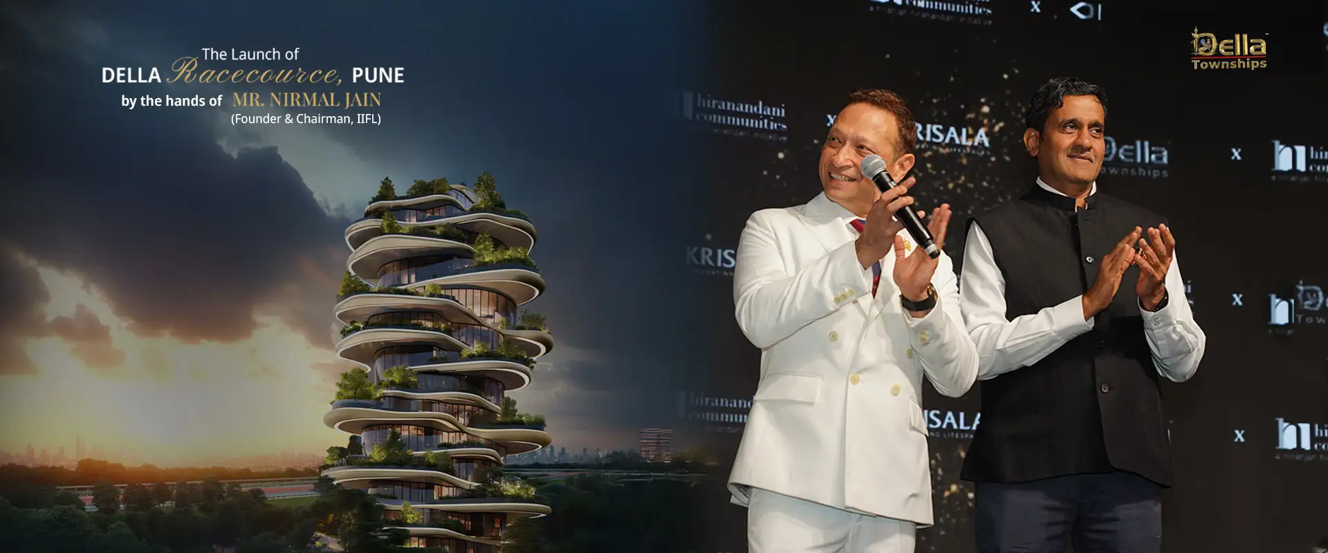 Launch event video thumbnail of Della Racecourse Pune township by Della Townships