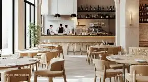 Al fresco dining experience at Della Townships Racecourse Pune luxury