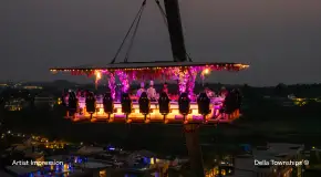 Luxury lounge and bar experience at Della Townships Racecourse Pune