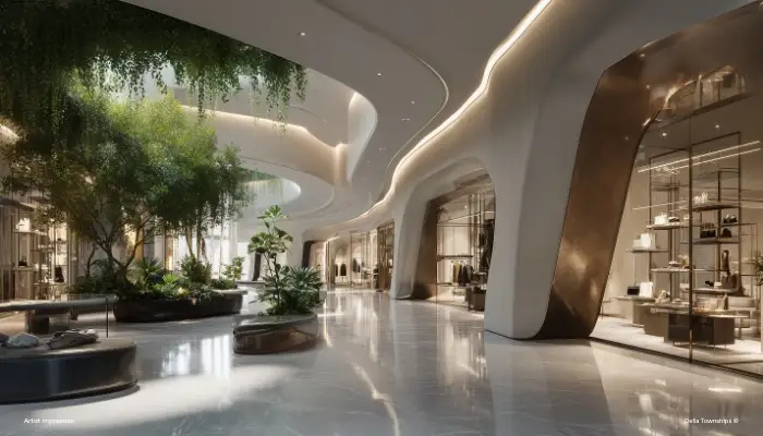 Design Districts and luxury retail boulevard at Della Townships Racecourse Pune