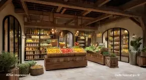 Fresh produce and farmers market at Della Townships Design Districts Pune