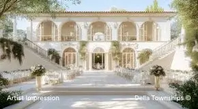 Luxury destination wedding venue at Della Townships Racecourse Pune