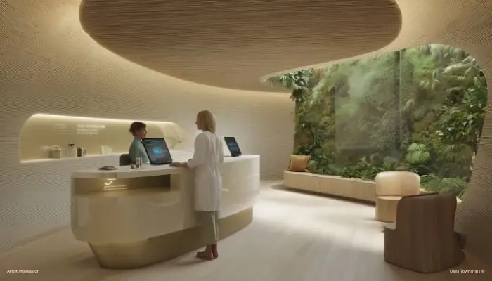 Medical wellness ecosystem at Della Townships Racecourse Pune featuring longevity and preventive healthcare programs