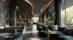 Fine dining experience at Design District Raipur by Della Townships