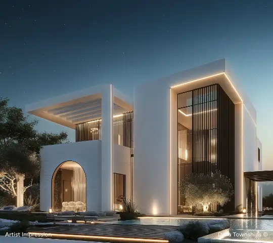 Polo Pavilion luxury villa at Raipur by Della Townships