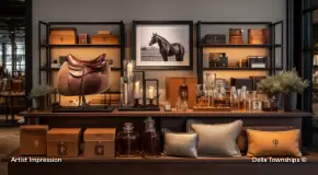 Polo boutique store at International Polo Club Raipur by Della Townships