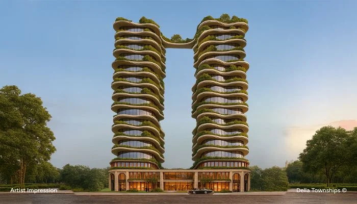 Della Branded Residences tower at Raipur by Della Townships