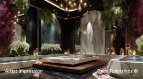 Hammam hydrothermal ritual at Raipur by Della Townships