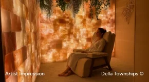 Salt room therapy at Raipur by Della Townships