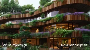 Exterior view of Della Global Wildlife Conservation Foundation Building