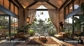 Entrance of Della Ranthambore 5 star glamping resort by Della Townships