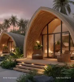 300 room 5 star glamping resort at Della Ranthambore Reserve Rajasthan by Della Townships