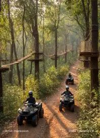 Extreme adventure park at Della Ranthambore Reserve Rajasthan by Della Townships