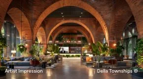 Corporate MICE reception area at Della Ranthambore Reserve Rajasthan by Della Townships