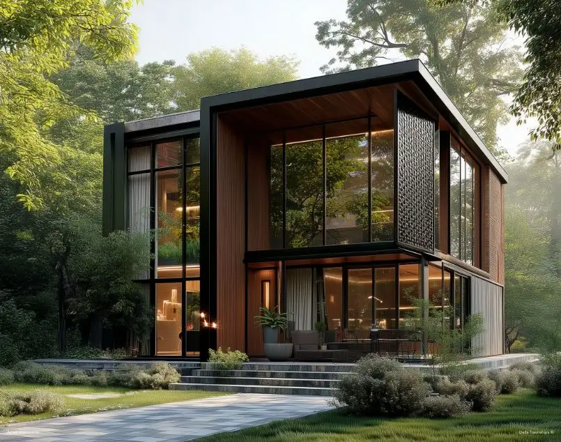 Private villa type 4 architecture in Ranthambore wildlife township by Della Townships