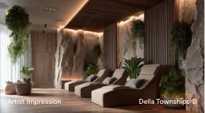 Interior view of Della Medical Wellness Pavilion