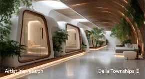 Therapy Room Exterior of Della Medical Wellness Pavilion