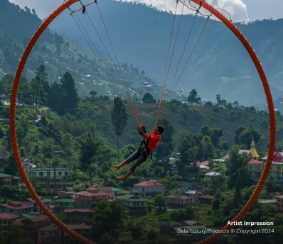 Giant Swing Activity of Della Adventure Park