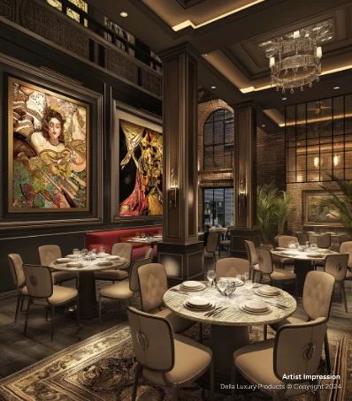 Art-Themed Restaurant