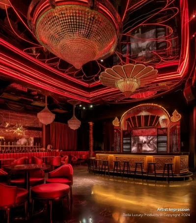 Moulin Rouge Theme Lounge