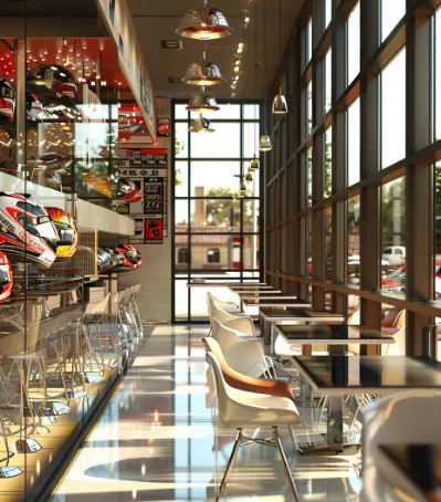 Racer Themed Restaurant
