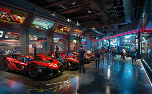 Motorscape retail interior