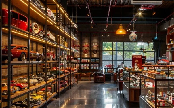 Motorscape retail interior